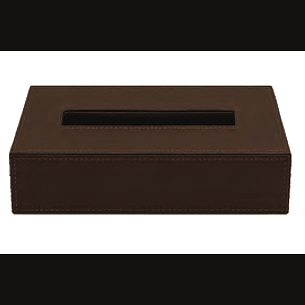Rectangle Leatherette Tissue Box