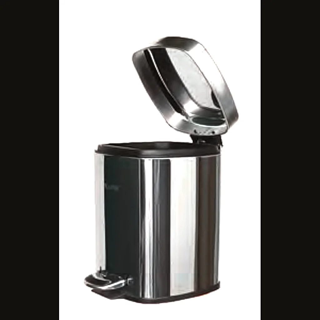 Double Layer SS Dustbin — Matt Finish