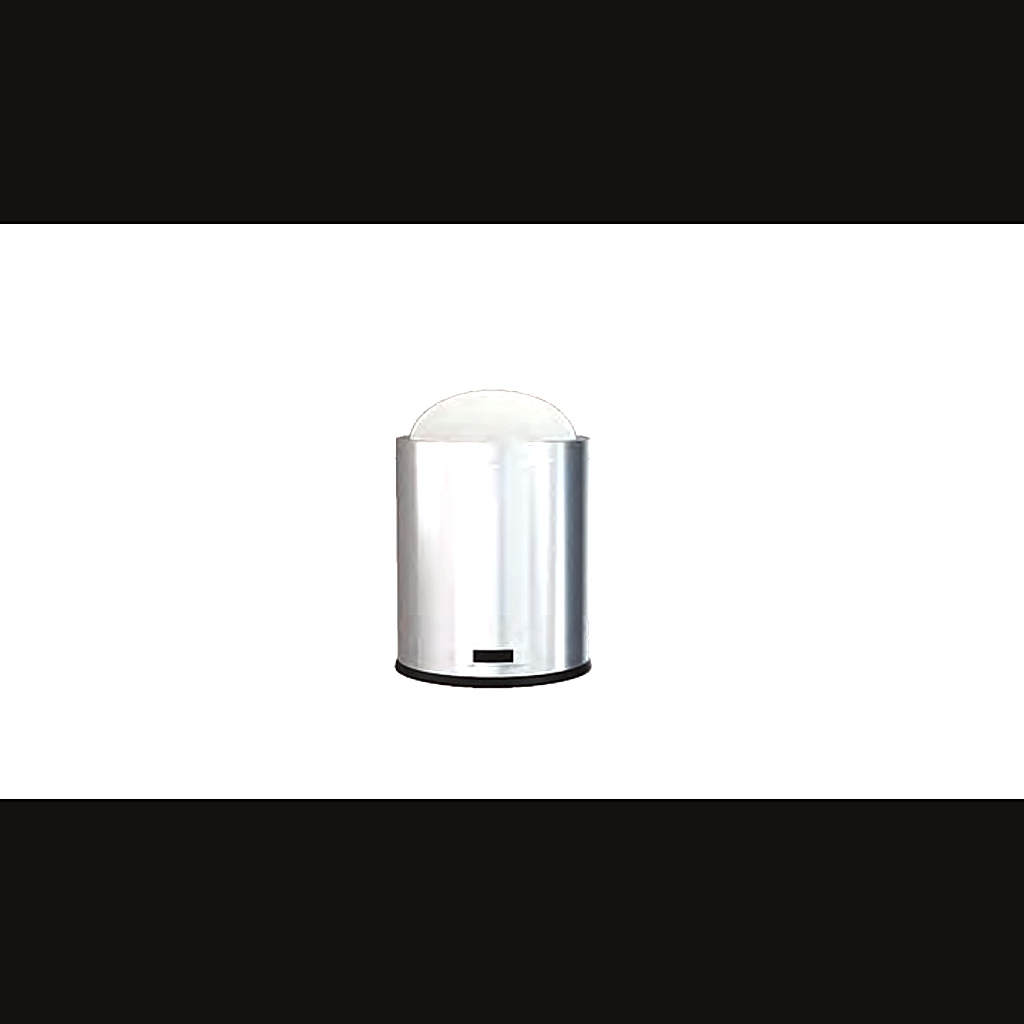 Double Layer Dustbin — ABS, Brown & Orange, 5 Ltr