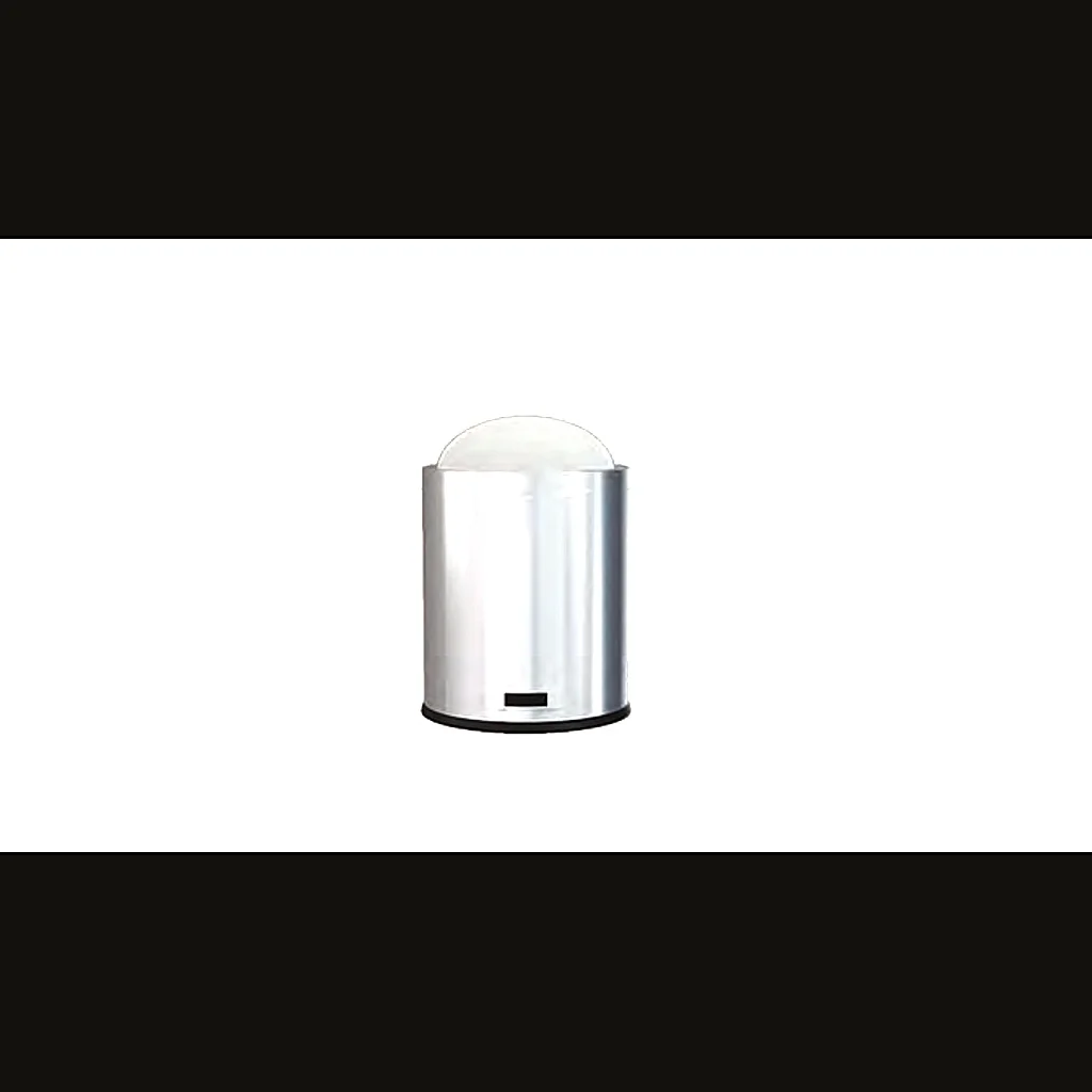 Double Layer Dustbin — ABS, Brown & Orange, 5 Ltr