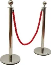 Q Manager Stanchion — Ball Top, SS