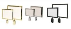 A3 Signage — Gold / SS / Black