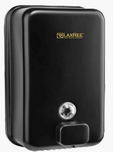 Manual Lobby Soap Dispenser — 304 SS, 1200ml, Black