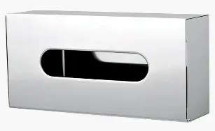 Recessed Tissue Dispenser — 304 SS Mirror, W252×D74×H128mm