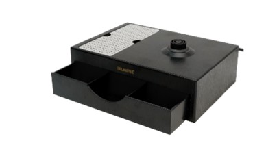 TCM Tray with Anti-Theft — ABS + SS, Compact