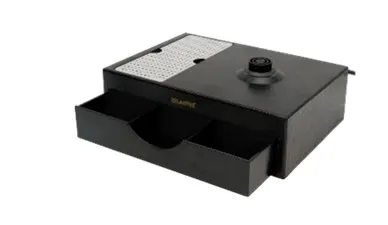 TCM Tray with Anti-Theft — ABS + SS, Compact